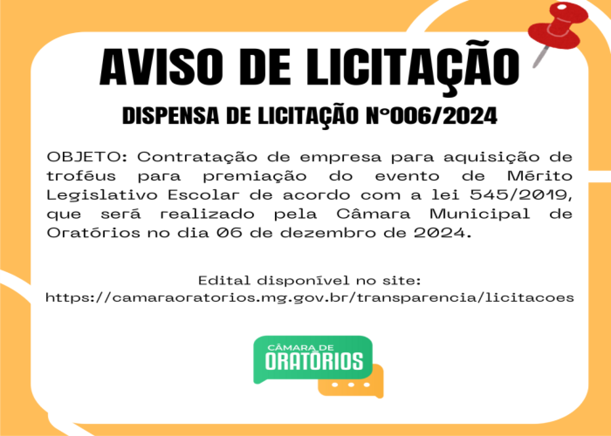 Dispensa Eletrônica Nº 006-2024